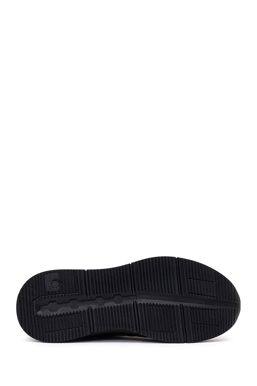 Erkek Kahverengi Bağcıklı Deri Sneaker