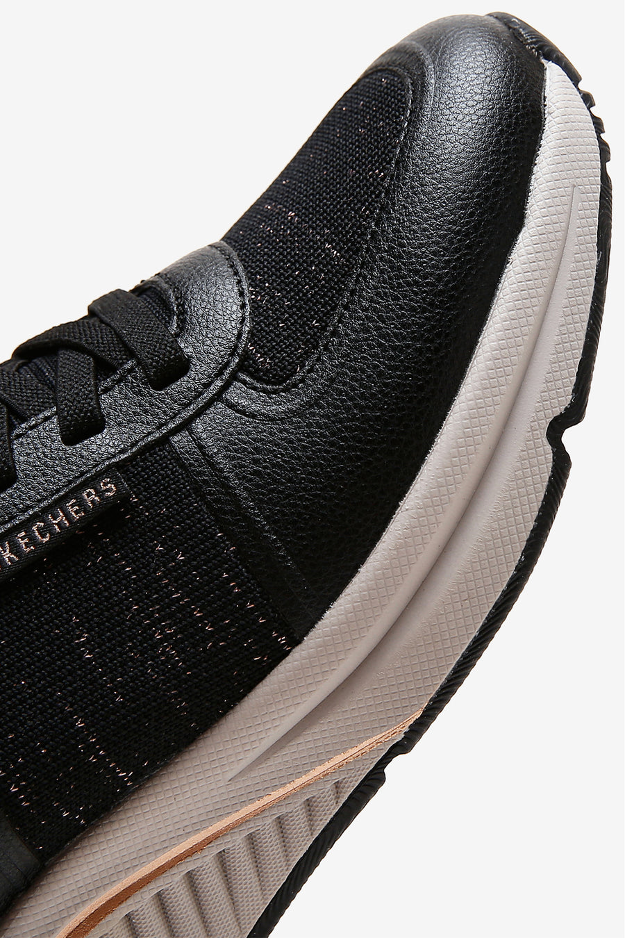 Skechers Women's Black Arch Fit S-Miles-Miglio Marca Sneaker