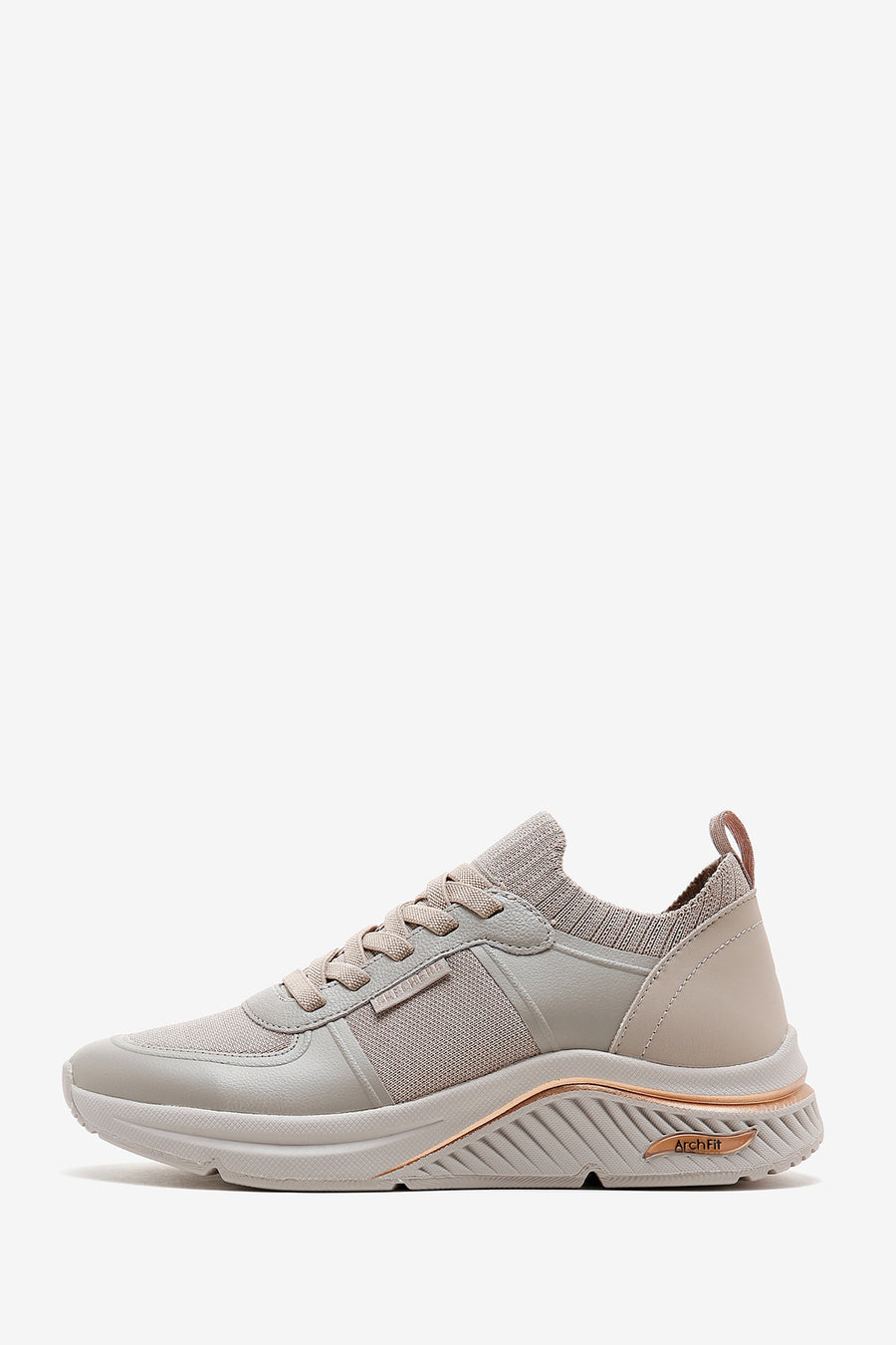 Skechers Kadın Bej Arch Fit S-Miles-Miglio Marca Sneaker