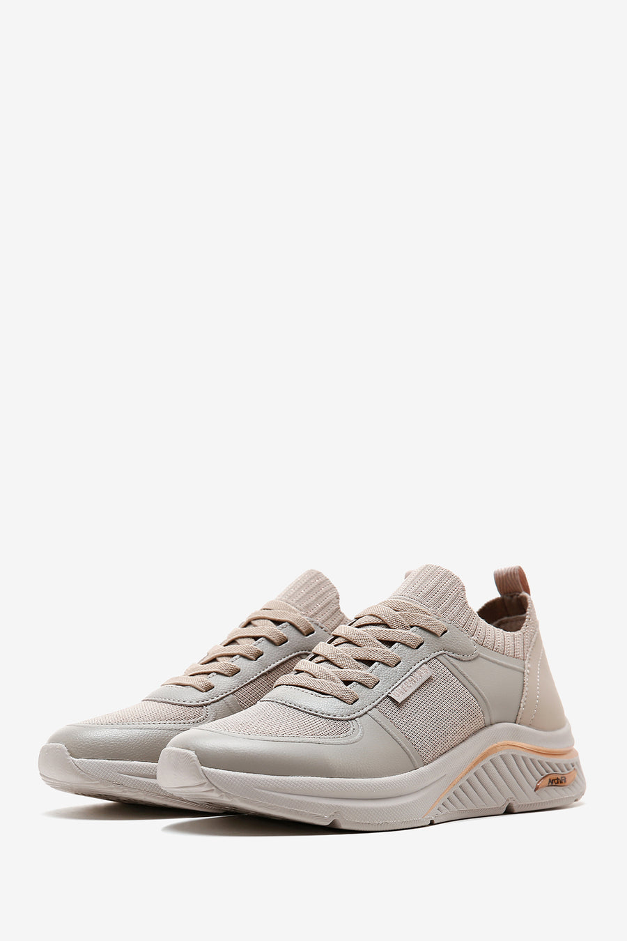 Skechers Kadın Bej Arch Fit S-Miles-Miglio Marca Sneaker