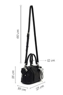 Women's Black Long Strap Charm Mini Shoulder Bag | Derimod
