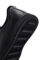 Men's Black Lace-up Leather Sneaker | Derimod