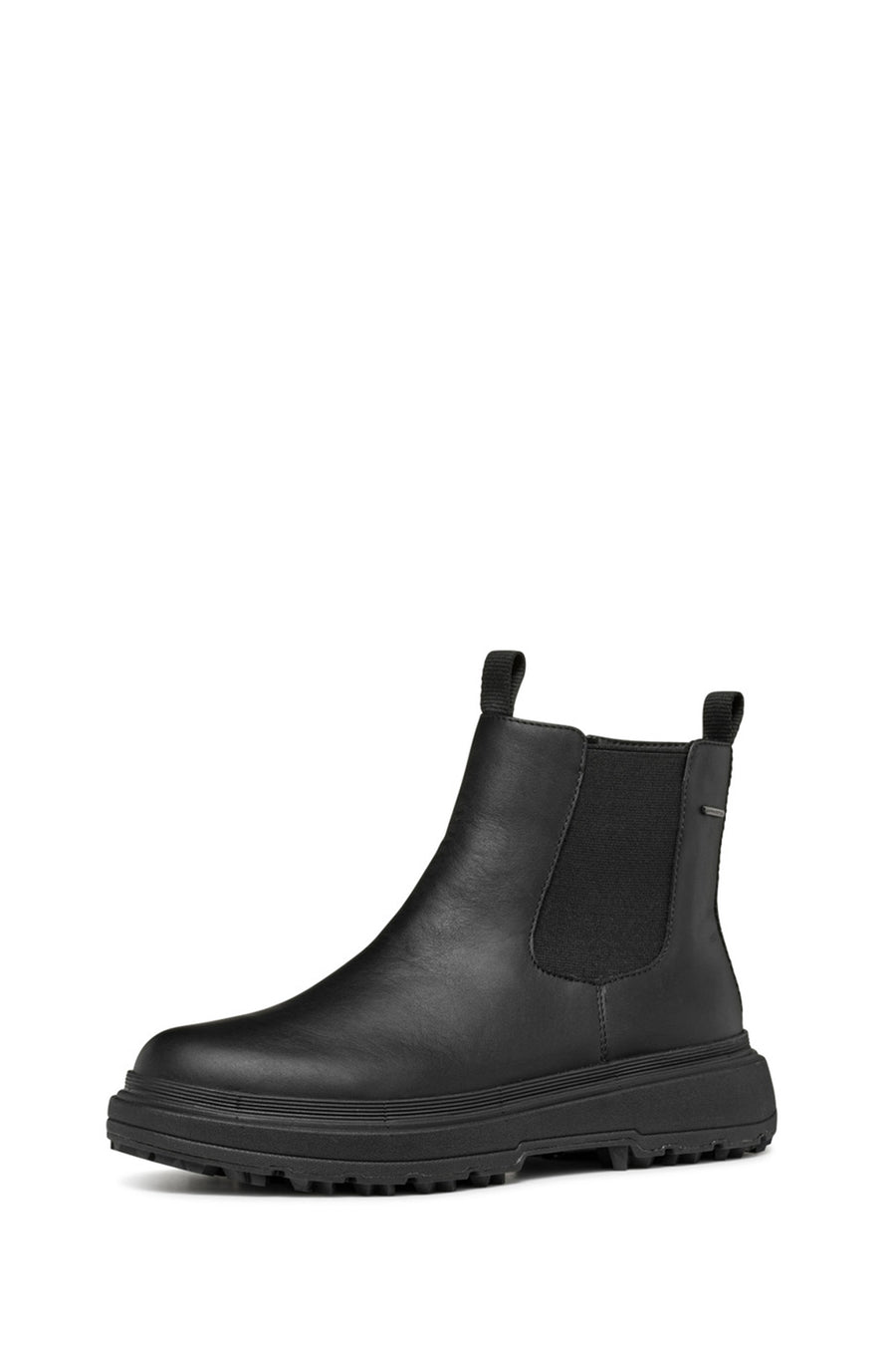Geox Woman Siyah Leather Chelsea Bot