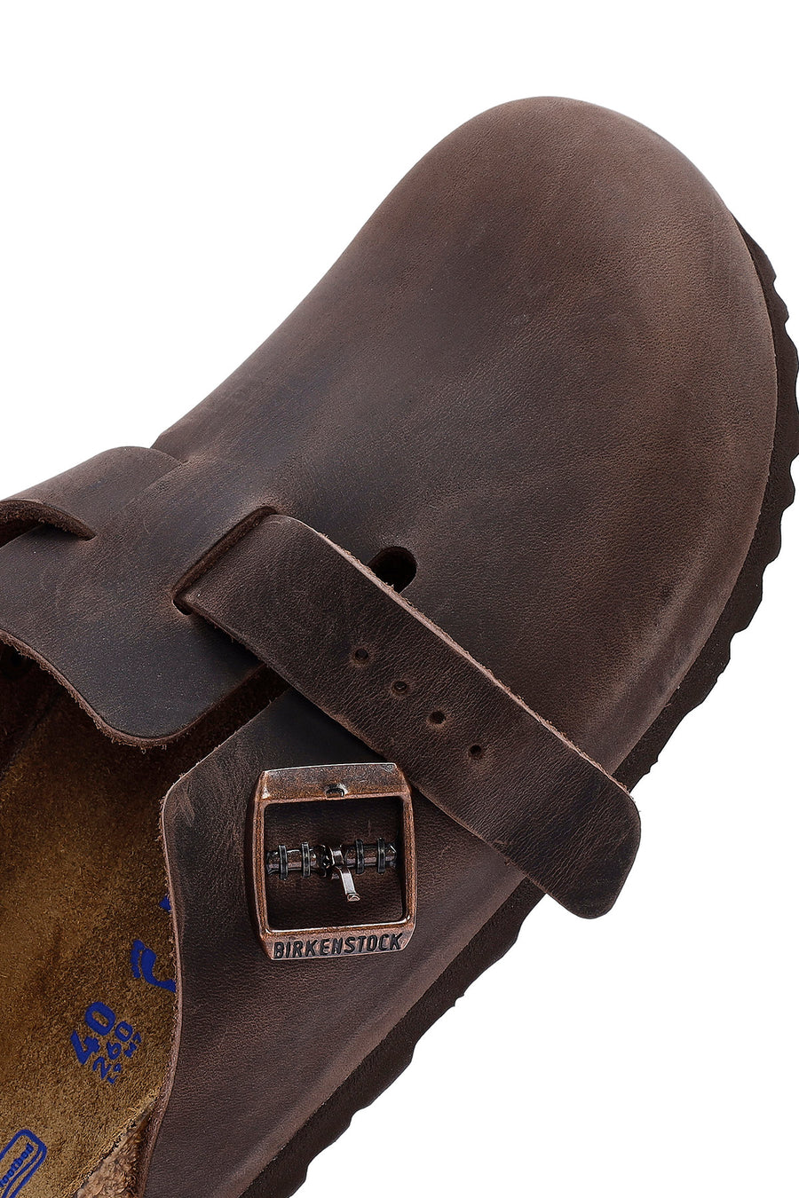 Birkenstock Men's Brown Boston Nubuck Leather Slippers