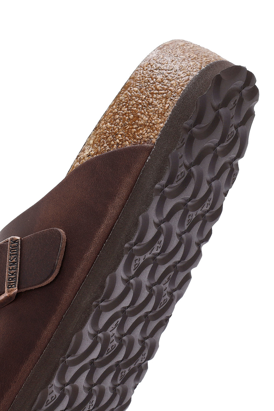 Birkenstock Men's Brown Boston Nubuck Leather Slippers