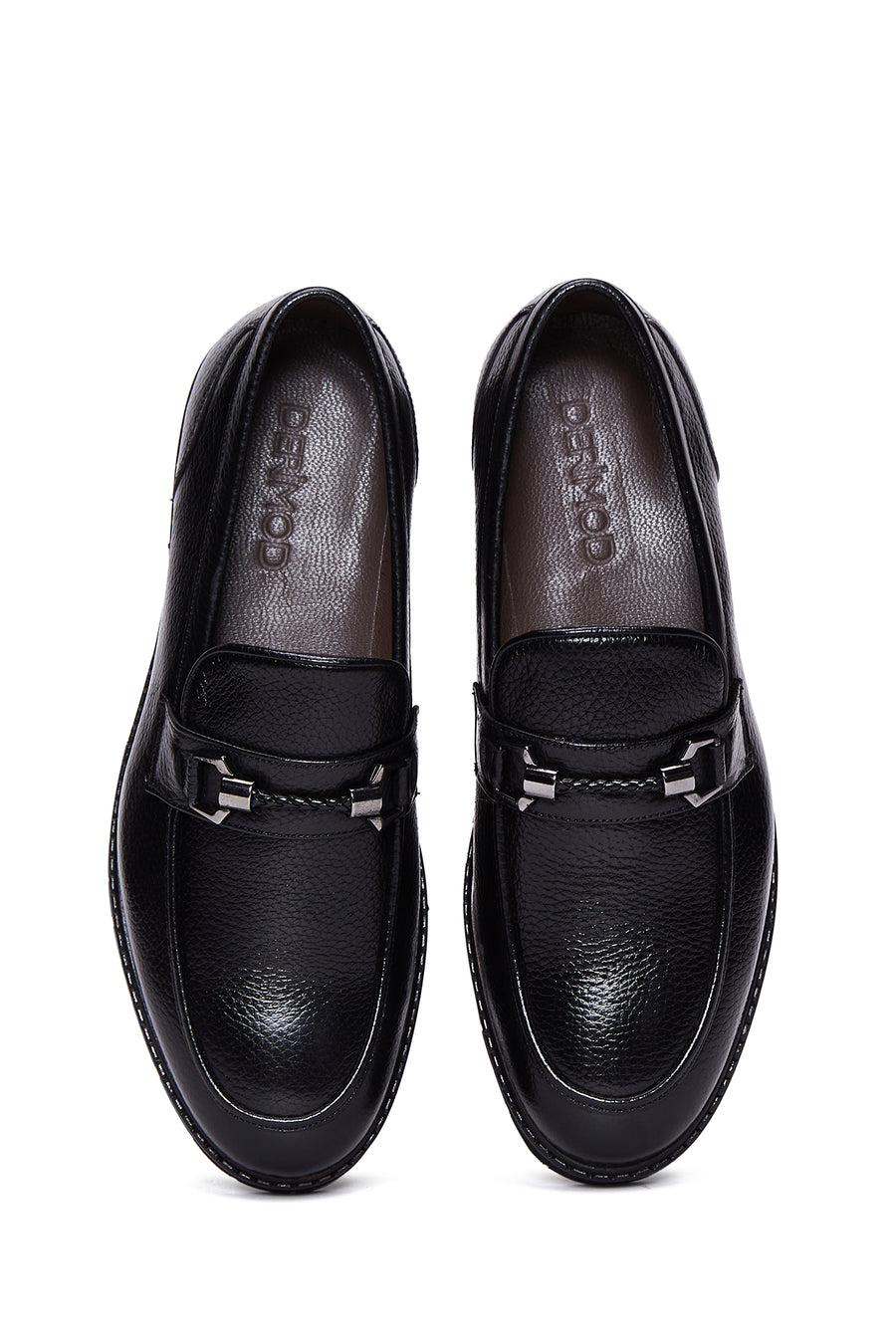 Men's Leather Buckle Loafer