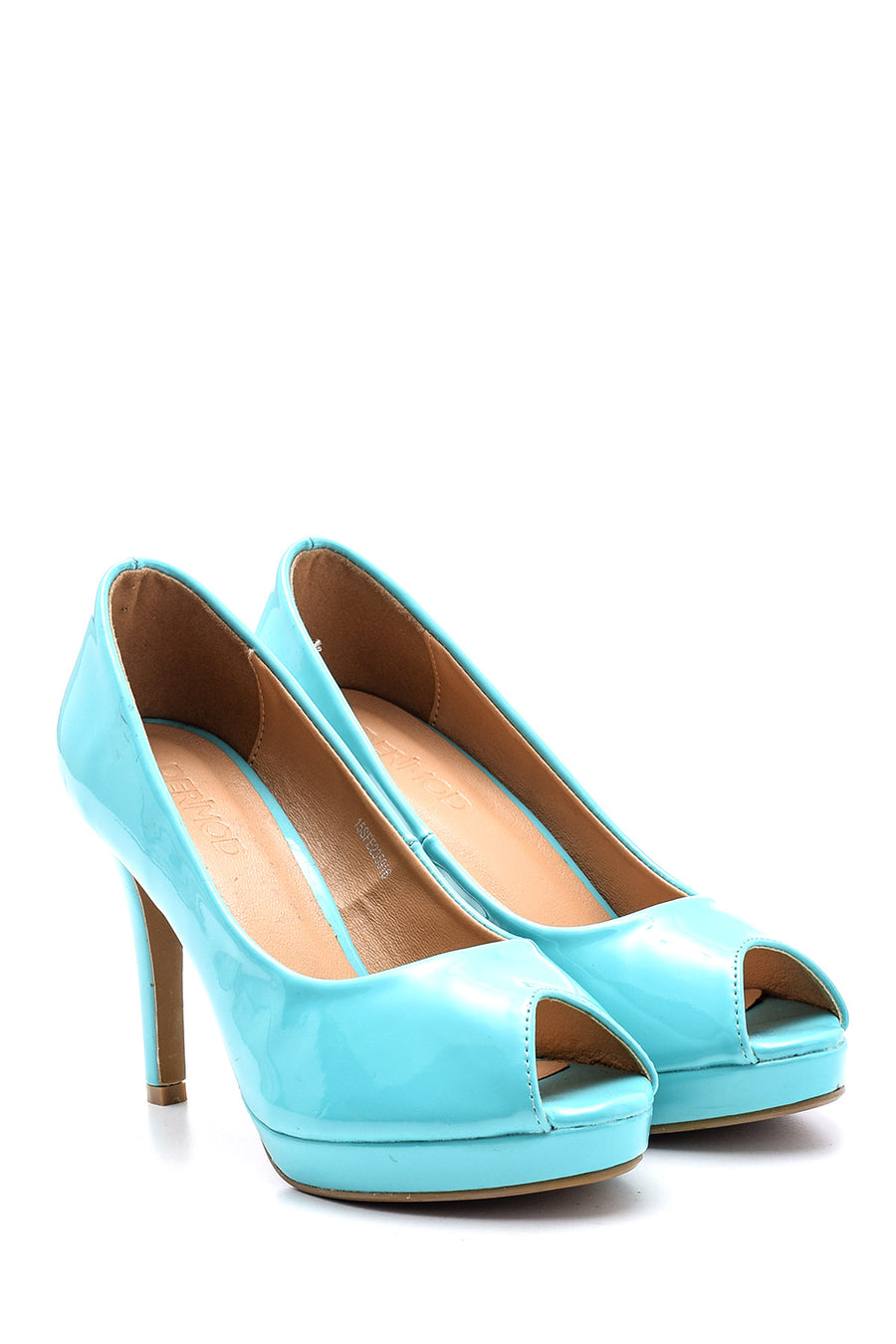 Women's Green Synthetic Leather Shoes