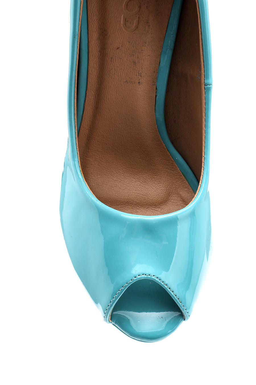 Women's Green Synthetic Leather Shoes