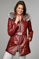 St Moritz Women's Leather Jacket | Derimod