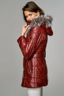 St Moritz Women's Leather Jacket | Derimod