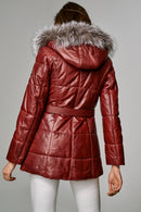 St Moritz Women's Leather Jacket | Derimod