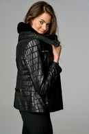 Donatella Women's Leather Jacket | Derimod