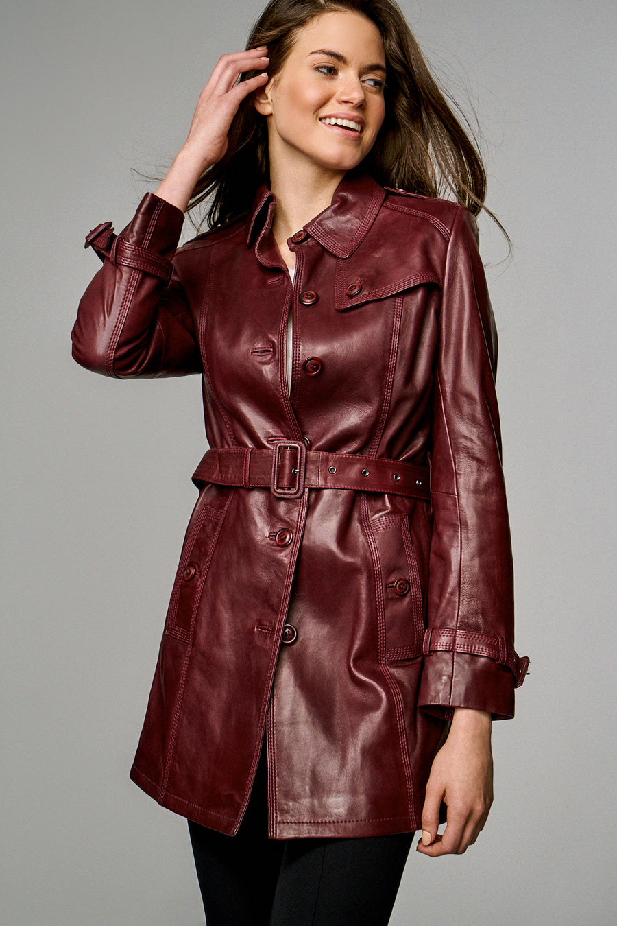 Adriana Women's Leather Jacket