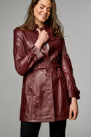 Adriana Women's Leather Jacket | Derimod