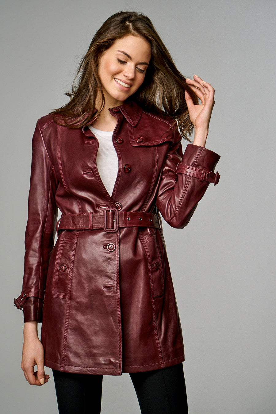 Adriana Women's Leather Jacket