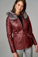 Juliette Women's Leather Jacket | Derimod