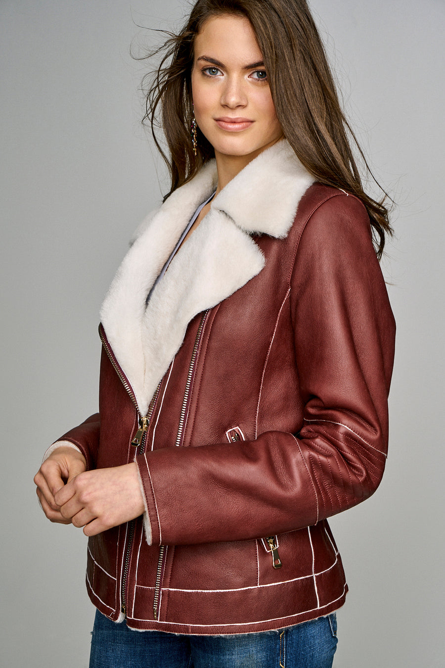 Amanda Women's Leather Jacket