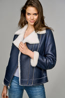 Amanda Women's Leather Jacket | Derimod