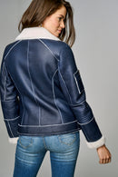 Amanda Women's Leather Jacket | Derimod