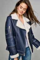 Amanda Women's Leather Jacket | Derimod