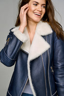 Amanda Women's Leather Jacket | Derimod