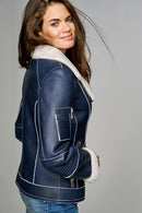 Amanda Women's Leather Jacket | Derimod