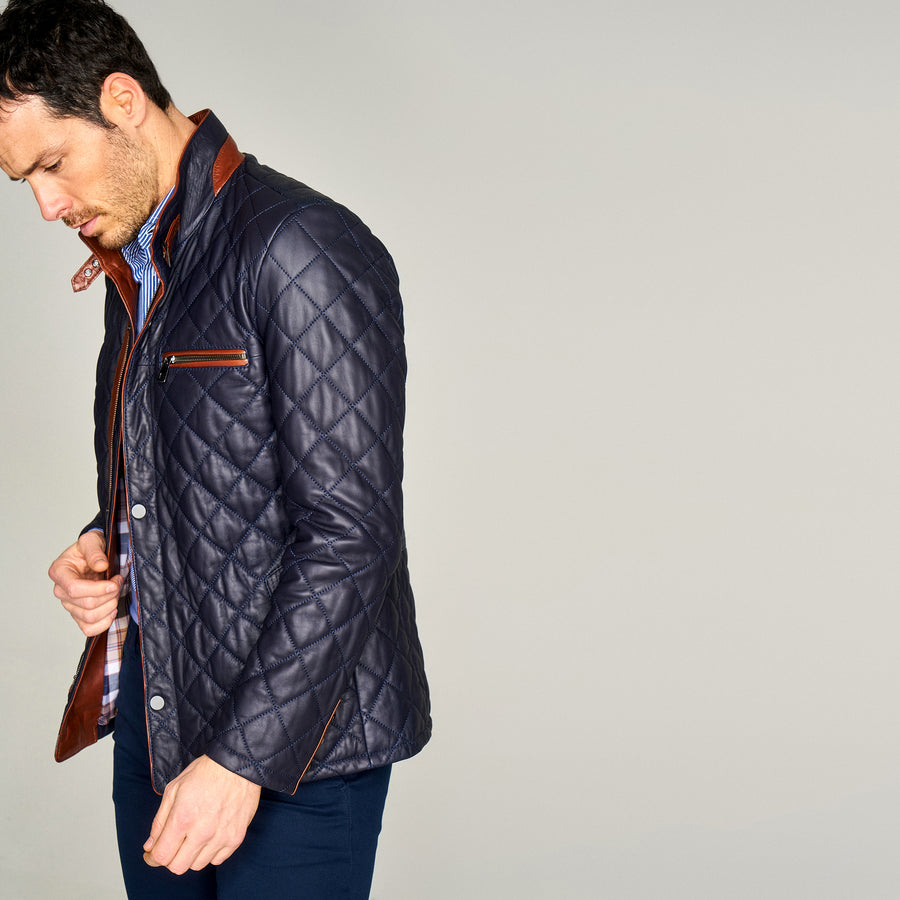 Rivolli Men's Leather Jacket