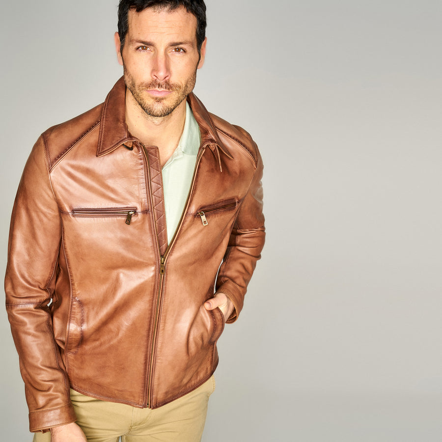 Matteo Men's Leather Jacket