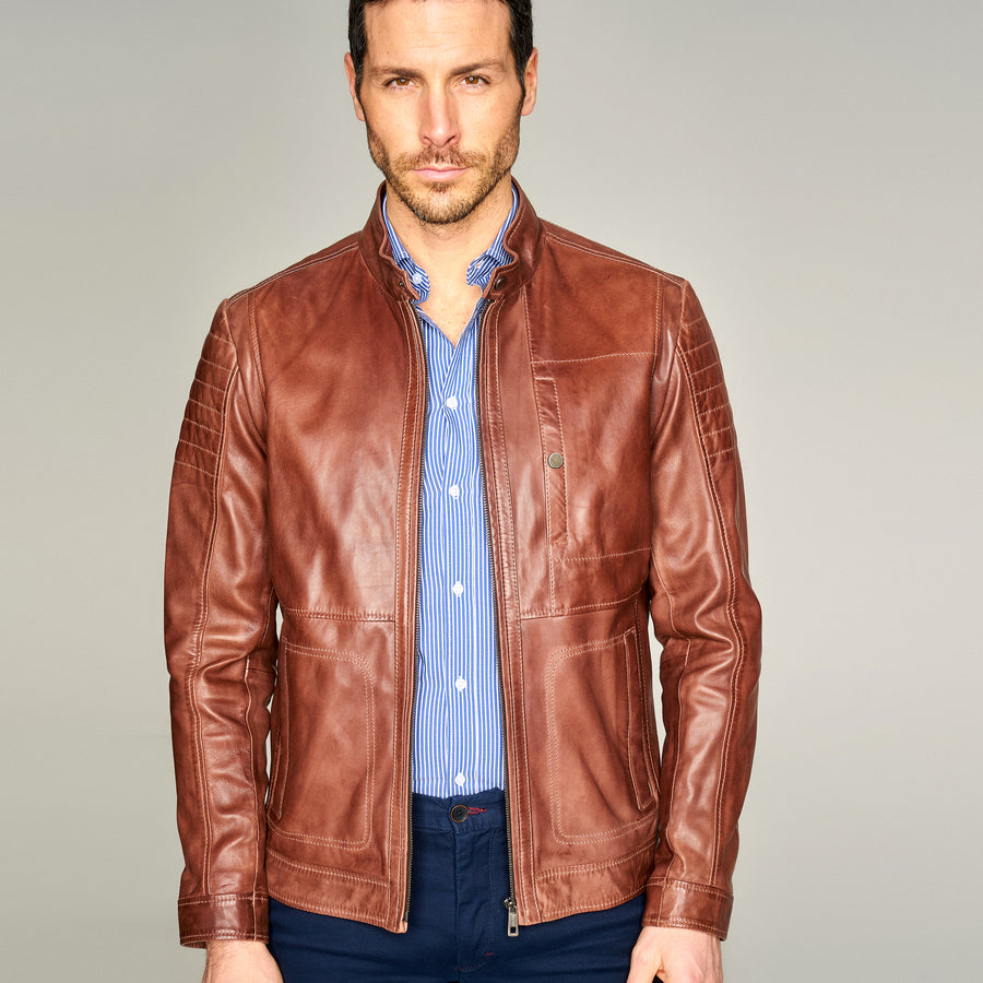 Logan Men's Leather Jacket