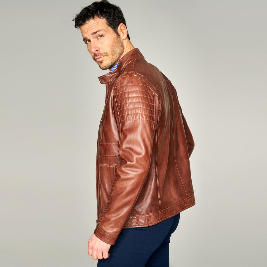Logan Men's Leather Jacket