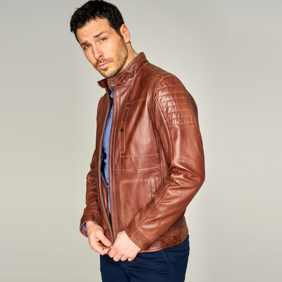 Logan Men's Leather Jacket