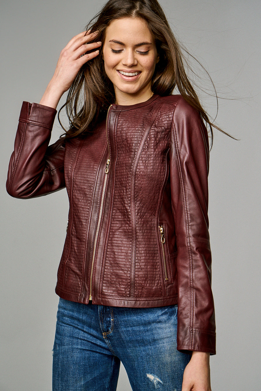 Linet Women's Leather Jacket