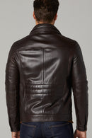 Clark Men's Leather Jacket | Derimod