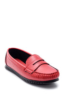 Women's Red Loafer | Derimod