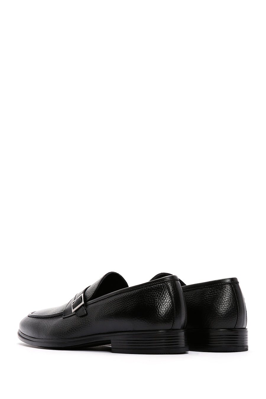 Erkek Siyah Deri Klasik Loafer
