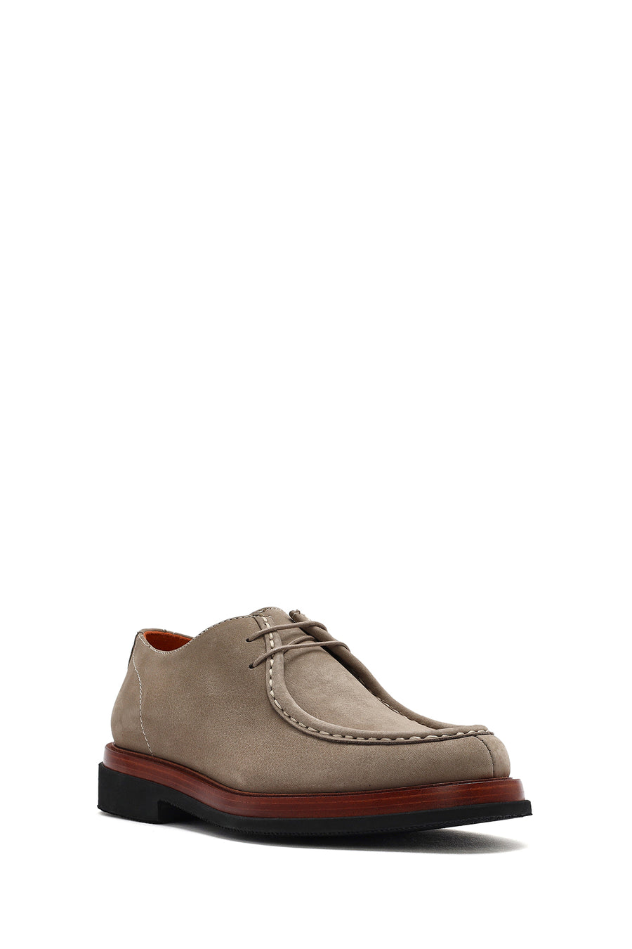 Male Mink Lace-up Nubuck Leather Casual Shoes