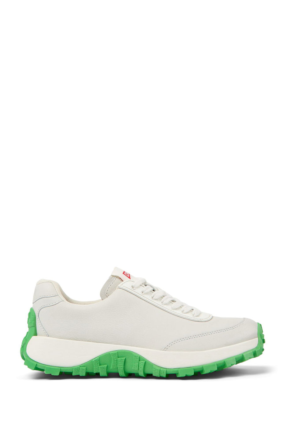 Camper Women's White Drift Trail Vibram Laced Leather Sneaker K201586 | Derimod