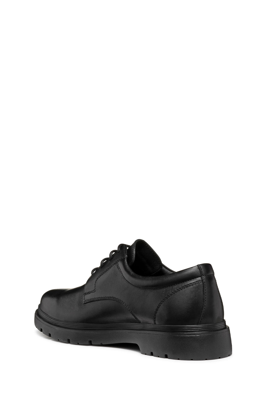 Geox Men Black U Spherica Ec1 B Abx B - Sm.Le Lace-Up Leather Casual Shoes