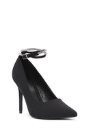 Women's Black Ankle Strap Stiletto Heel | Derimod