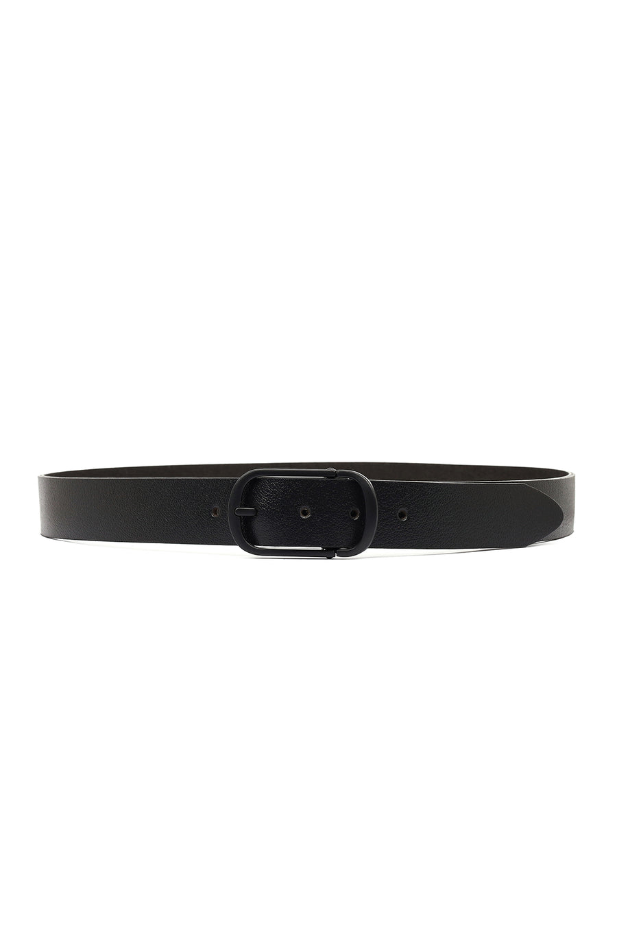 Men's Black Leather Belt