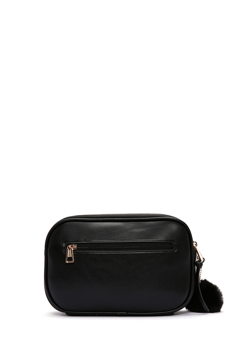 Women's Black Long Strap Quilted Crossbody Bag