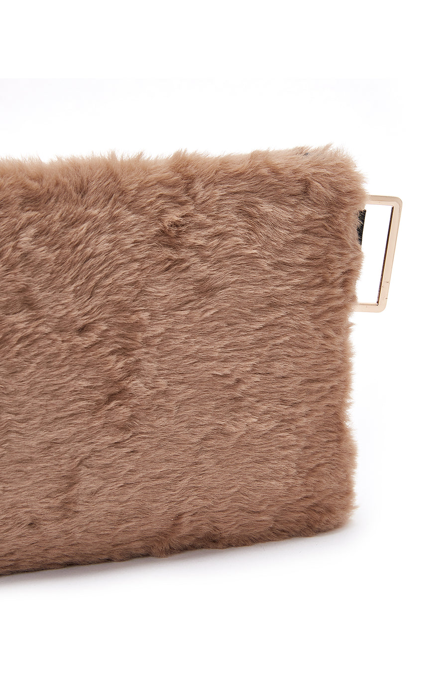 Kadın Camel Peluş Portföy Çanta