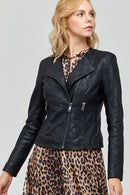 Queen Women's Leather Jacket | Derimod