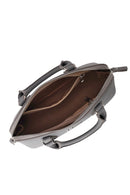 Woman Gray Long-Strap Charmed Shoulder Bag | Derimod