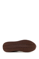 Alberto Guardiani Men's Mink Winner Thick Soled Leather Sneaker | Derimod