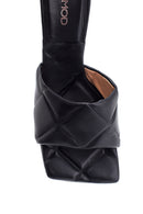 Women's Heeled Leather Slippers | Derimod