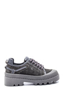 Women's Leather Thick Soled Shoes | Derimod