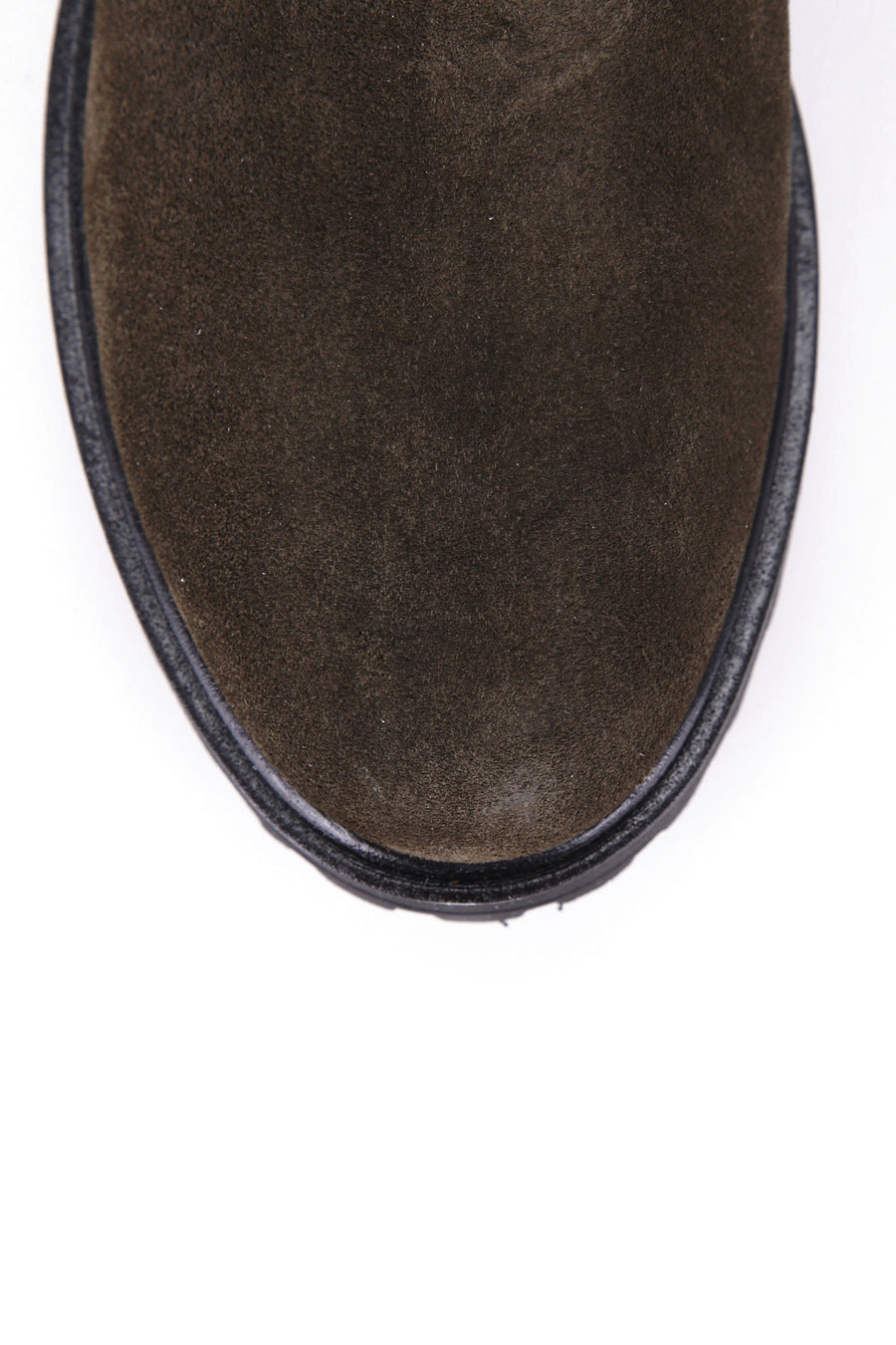 Zippered Women's Suede Boots