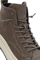Male Mink Zip Closure Nubuck Leather Sport Boots | Derimod