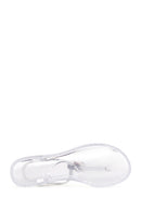 Women's Transparent Jelly Flip Flops Sandals | Derimod
